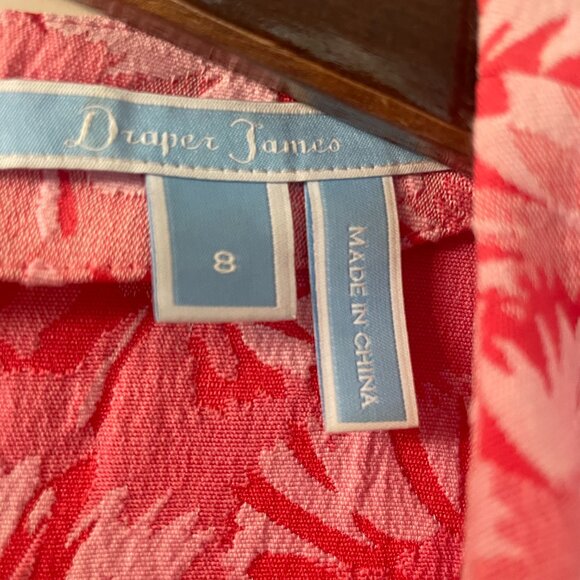 Draper James Jacquard Sheath Dress in Size 8 Scalloped edge - Picture 5 of 9